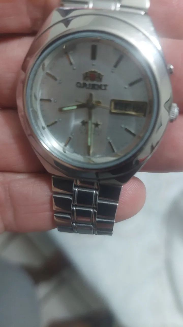 RELÓGIO ORIENT CRYSTAL AUTOMÁTICO JAPAN IMPECÁVEL  - Foto 3
