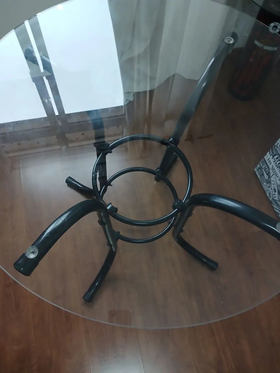 Mesa jantarcom tampo de vidro - Foto 3