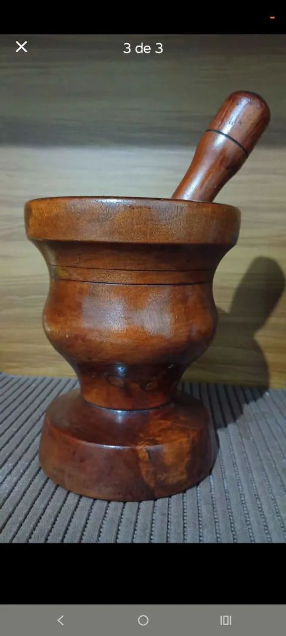 Pilão de madeira - Foto 3
