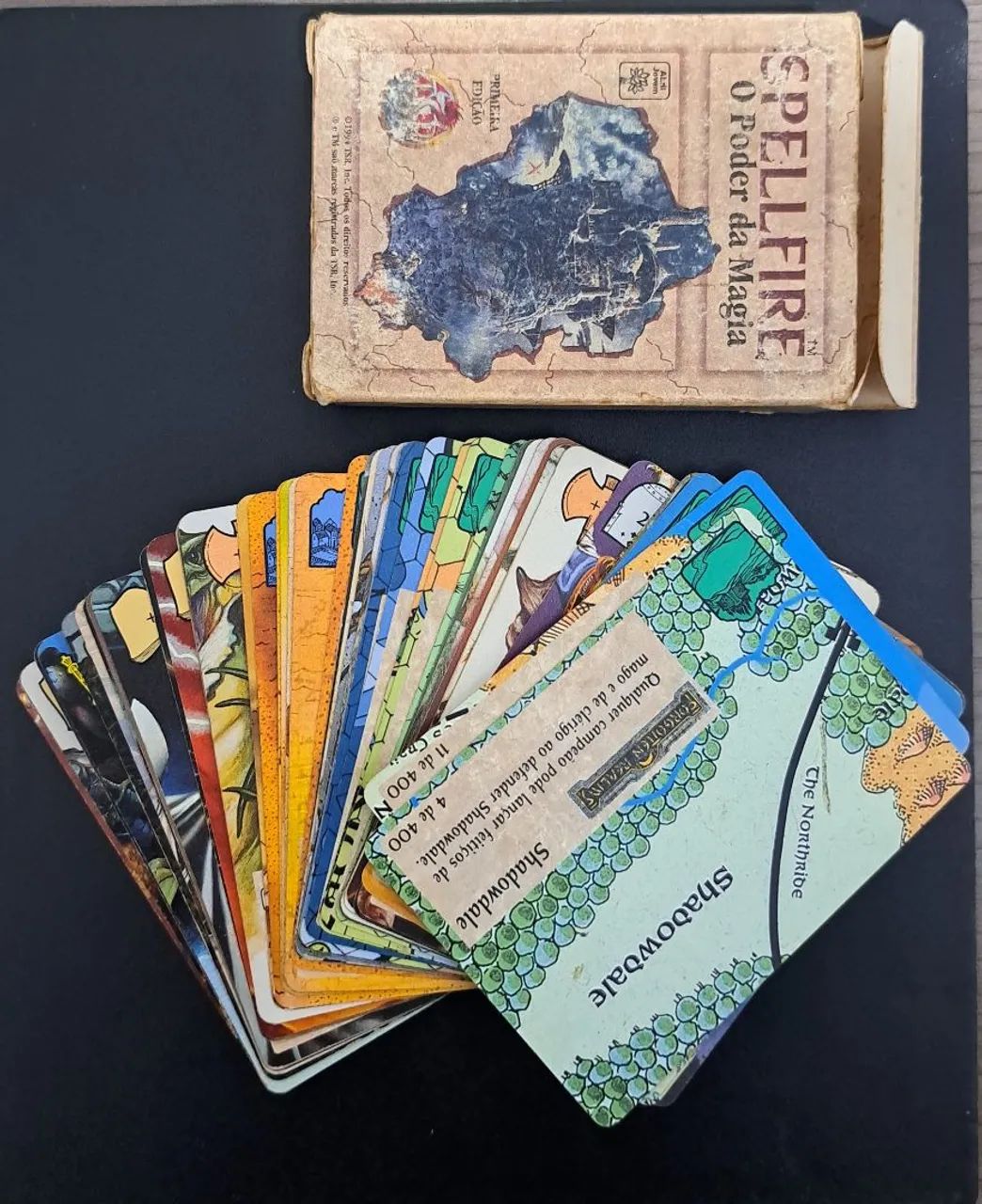 Cartas Spellfire 1ª Edição em português - Foto 3