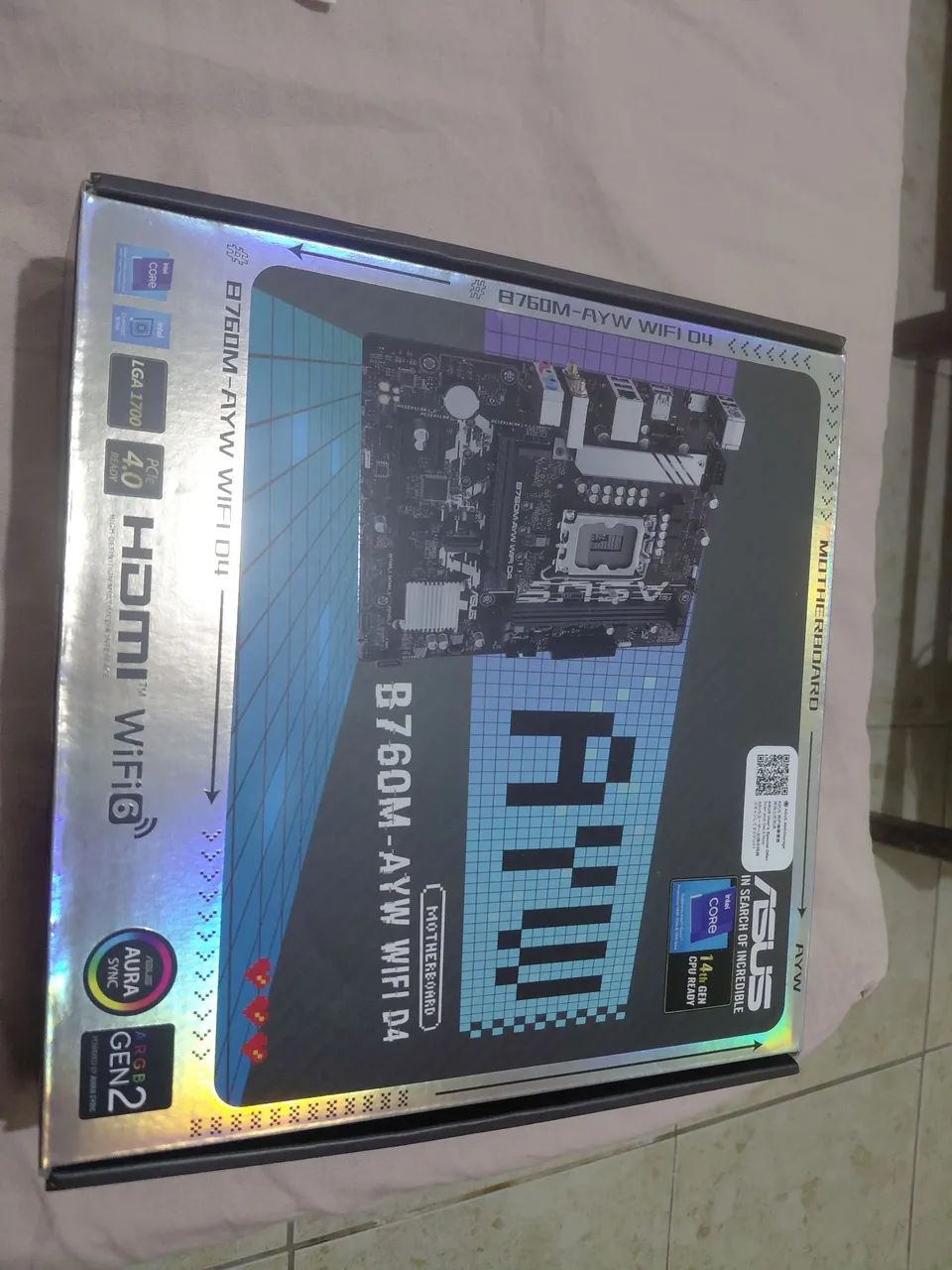 Placa-Mãe ASUS B760M-AYW WIFI D4 - Foto 2
