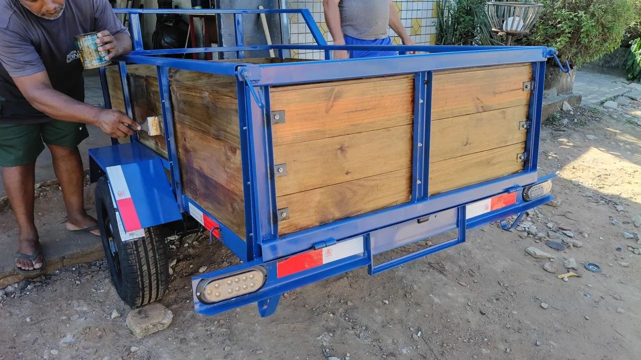 Reboques carretinha carrocinha fazendinha documentada  - Foto 5