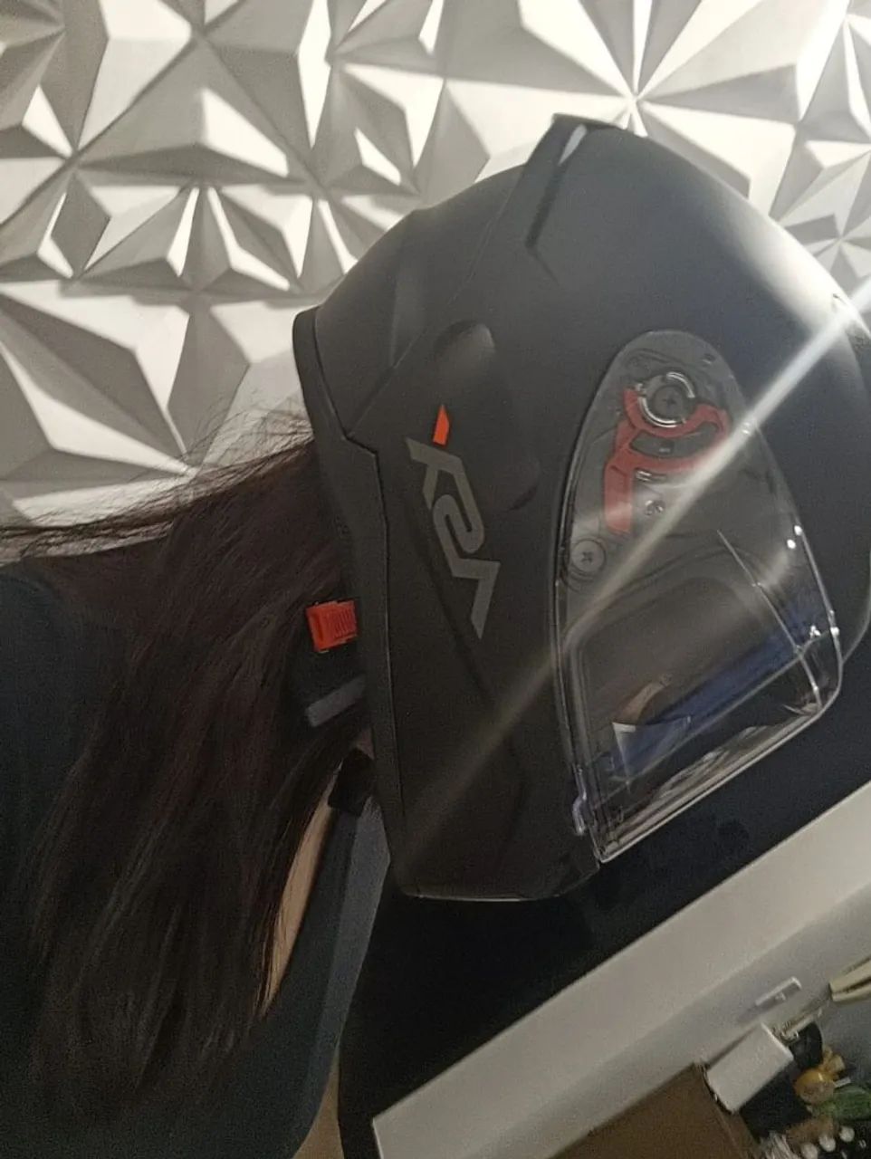 Capacete+ Capa de chuva