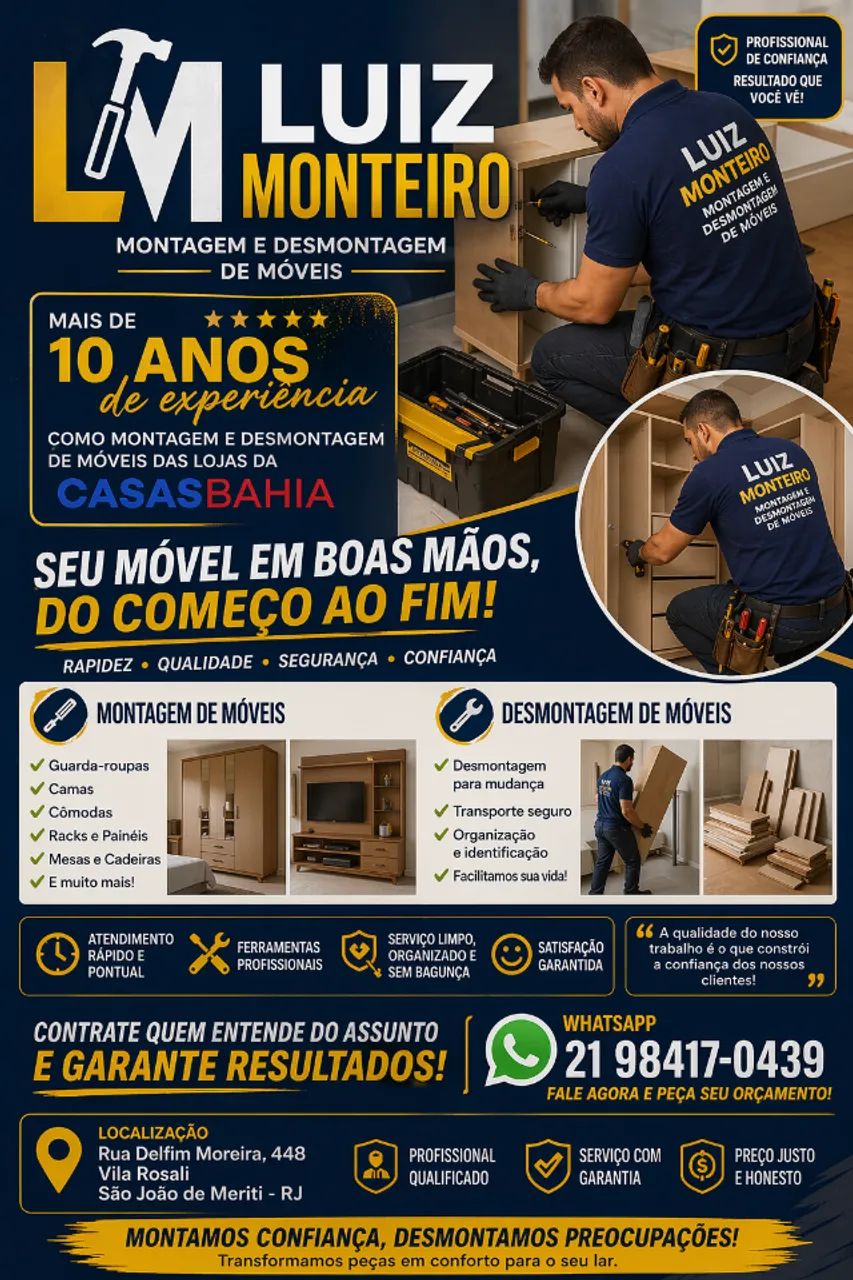 LM MONTAGEM E DESMONTAGEM DE MÓVEIS  - Foto 4