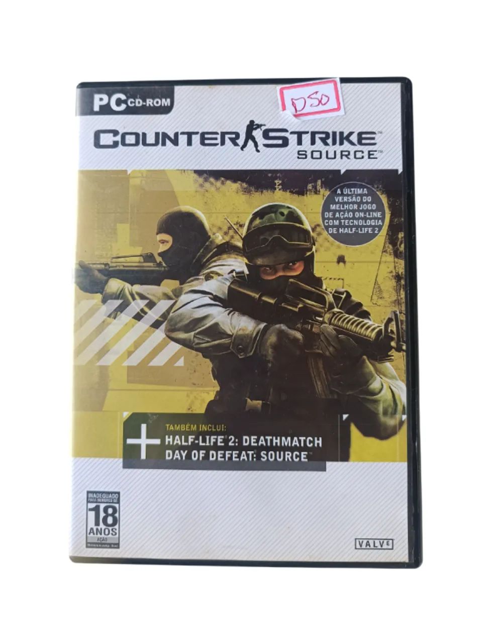 CD DE JOGO COUNTER STRIKE SOURCE HALF LIFE 2  D50