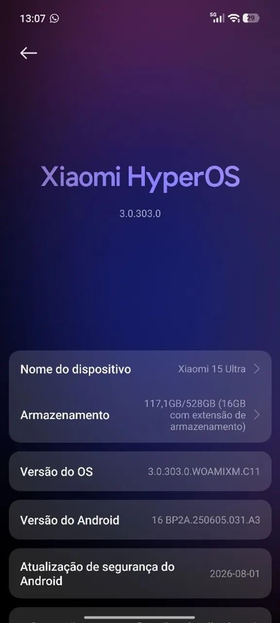 O Poderoso xiaomi 15 ultra 16/512 completo - Foto 4