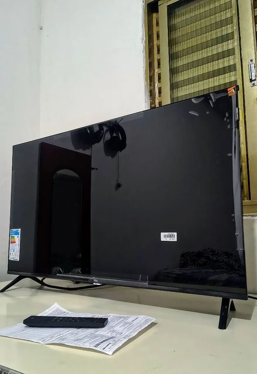 Smartv 40 Led nova nf entrego troco celular  - Foto 2