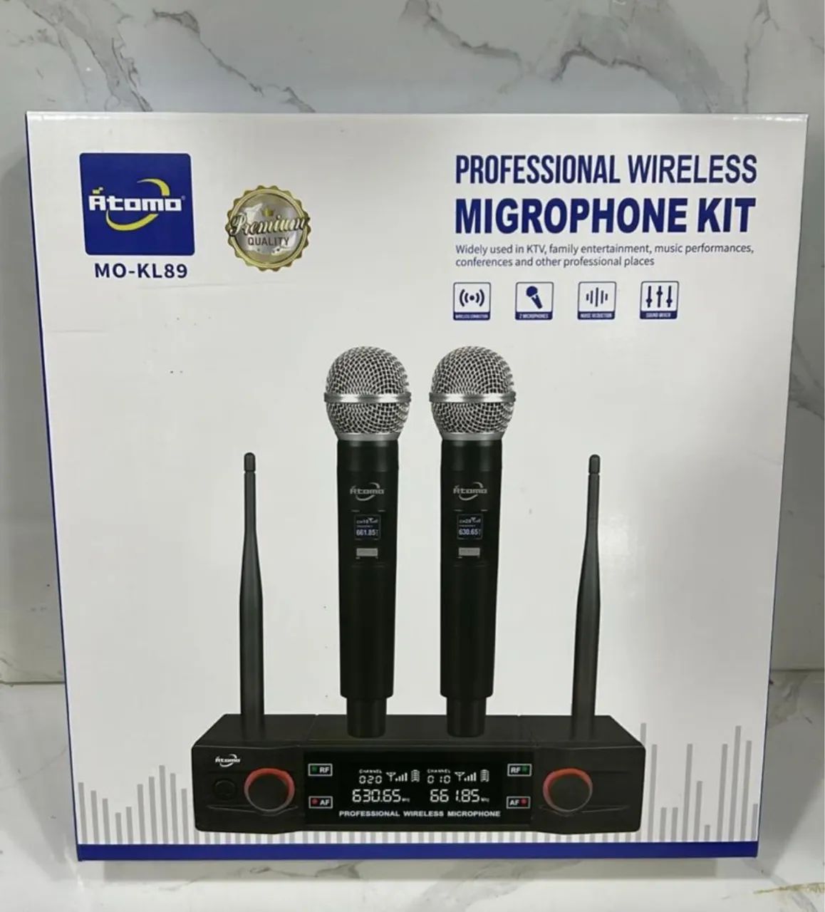Kit microfone sem fio