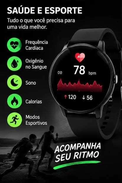 Relógio digital smartwatch  - Foto 4