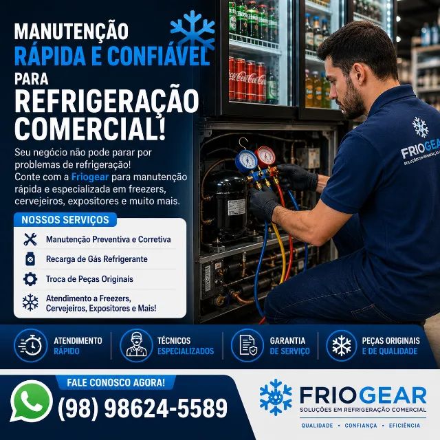 Conserto e manutenção de Geladeiras e Freezer