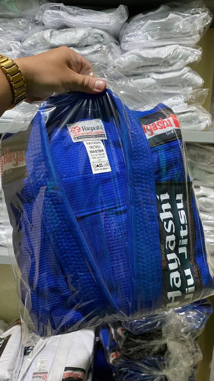 Kimono Trançado Grosso Hayashi com Faixa branca de brinde - Foto 5