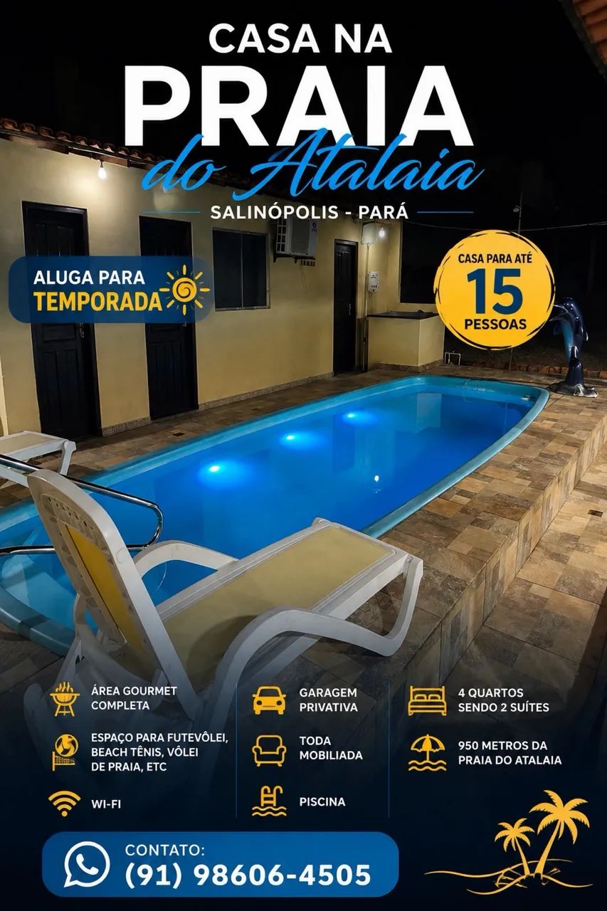Casa na praia do Atalaia-Salinópolis-Pará - Foto 3