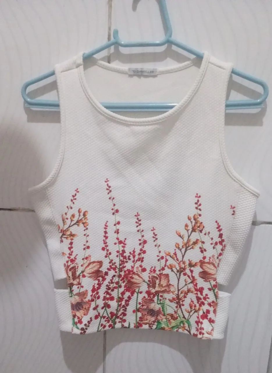 Blusa Cropped Damyller Feminino M 