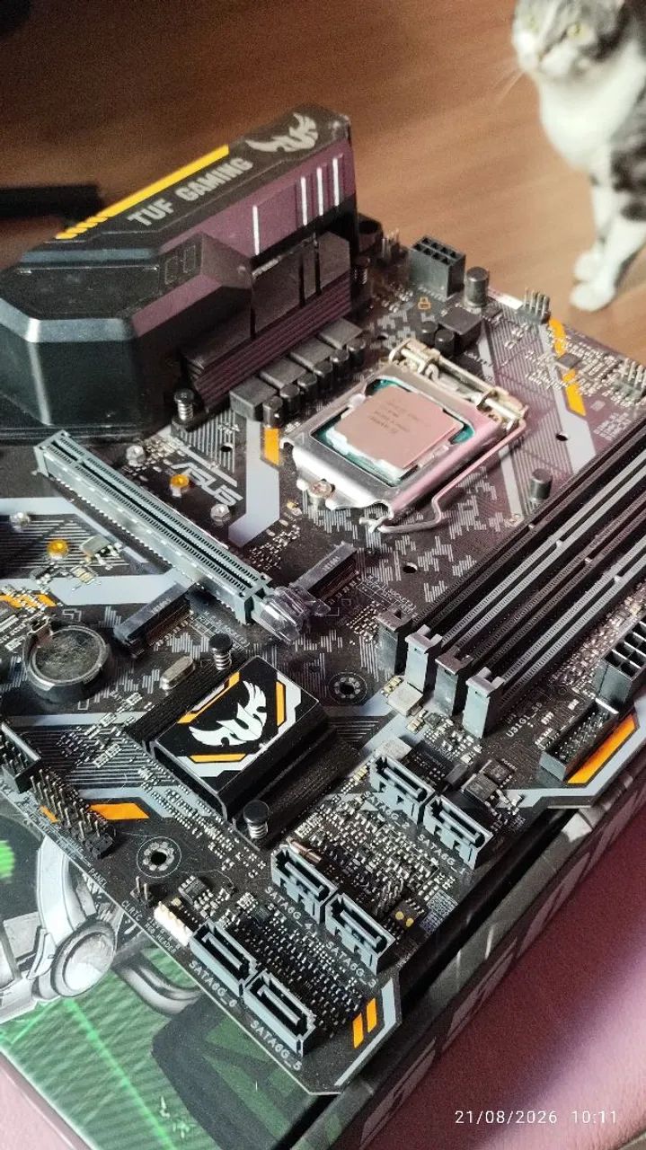KIT PLACA MÃE E PROCESSADOR 