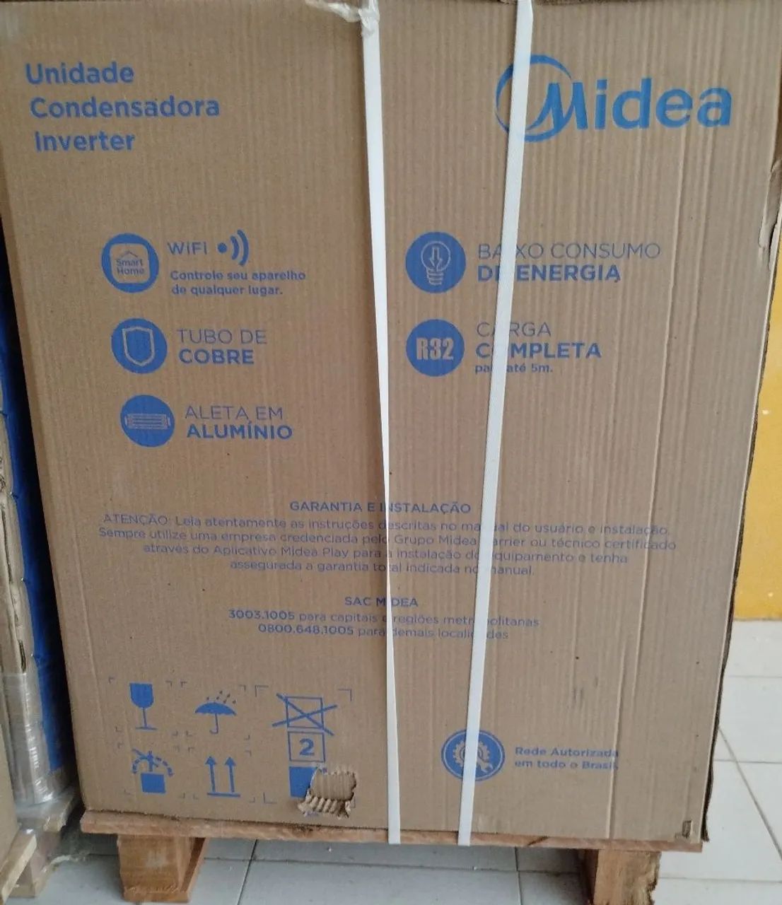 Ar condicionado 60000btus l, inverter, novo, na caixa.