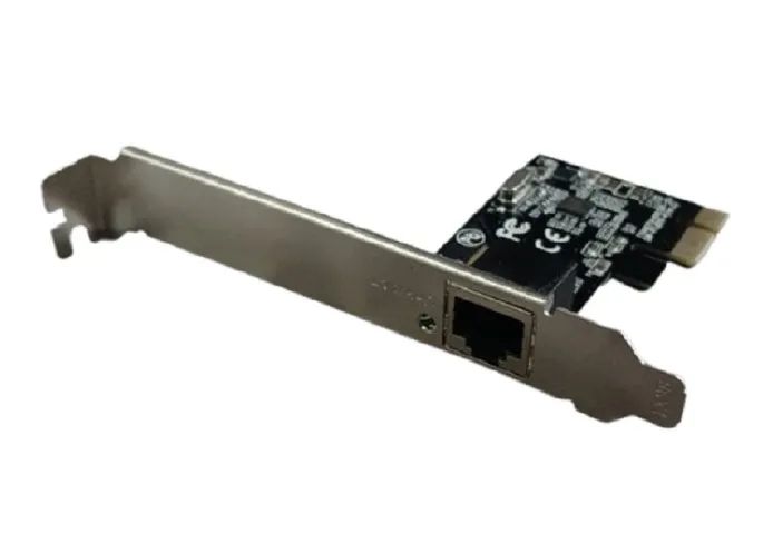 Placa de Rede Ethernet Realtek PCI-Express x1 (10/100/1000 Mbps) para PCs