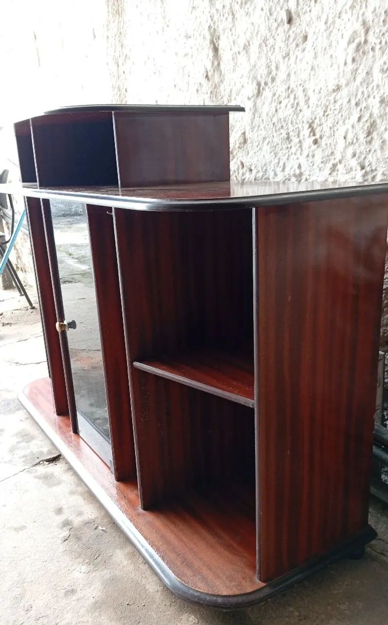 Rack/estante de TV em tom mogno - Foto 2
