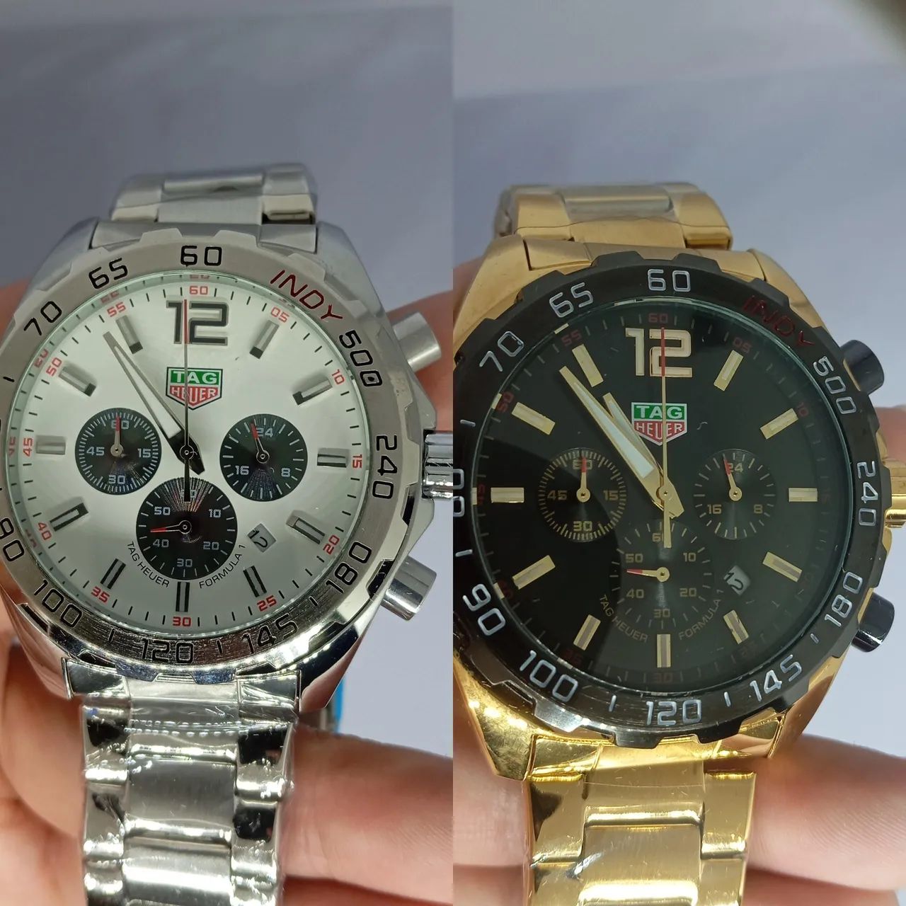 Relógio tag heuer 1 linha, todos os ponteiros funcional 