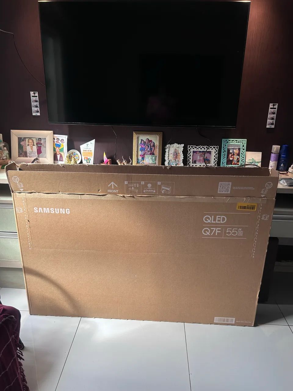 Vendo tv Samsung QLED 55 polegadas ,3 meses de uso nova nova . - Foto 3