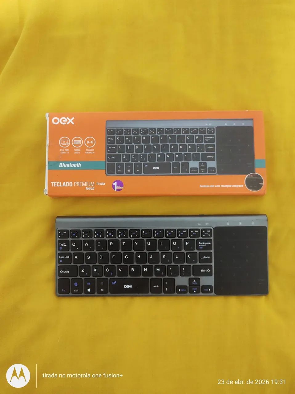 Teclado bluetooth / marca oex / novinho / na caixa  - Foto 2