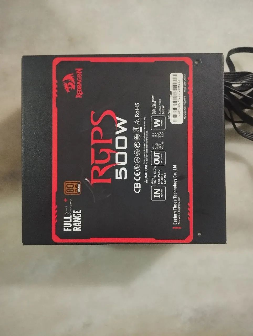 Fonte redragon 500w  - Foto 3