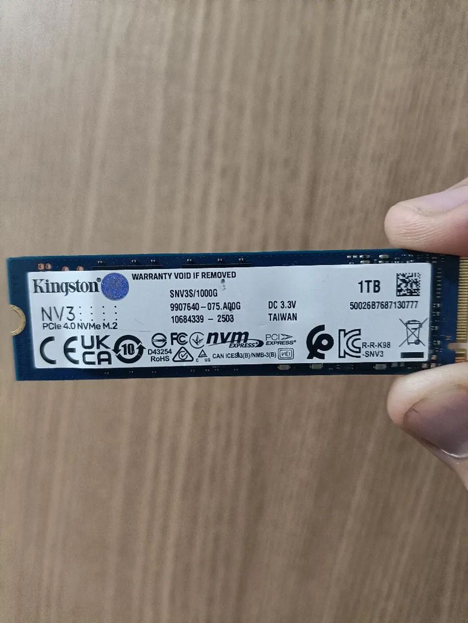 SSD 1TB KINGSTON NV3