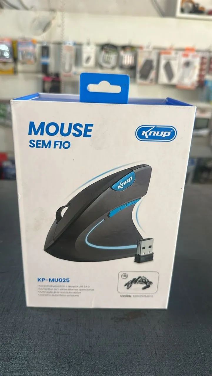 Mouse Sem Fio Preto - Unidade 