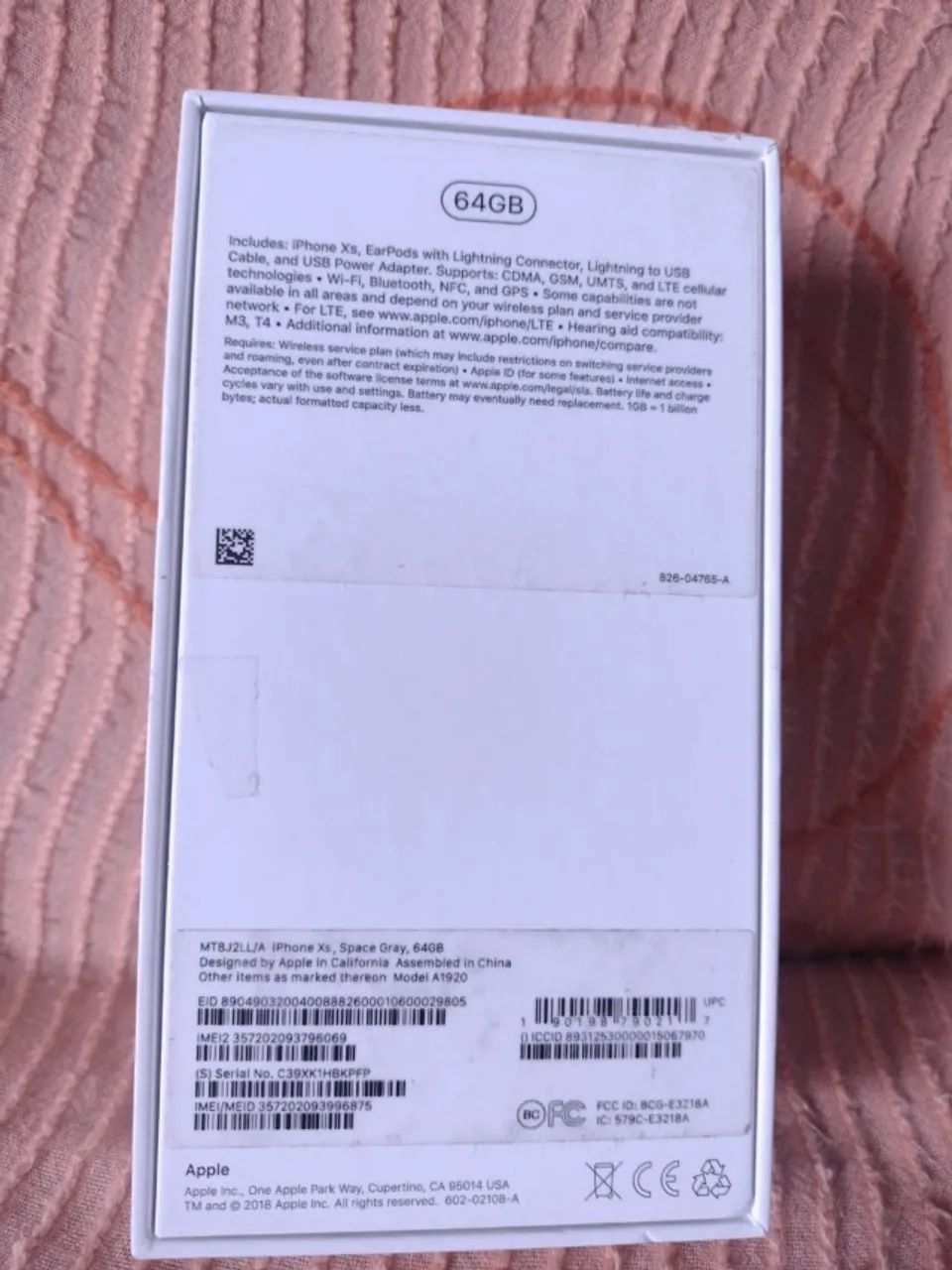 Caixa vazia iPhone XS - Foto 2