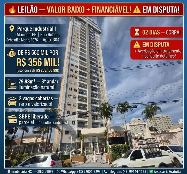 ? LEILÃO ? VALOR BAIXO + FINANCIÁVEL! ? EM DISPUTA!