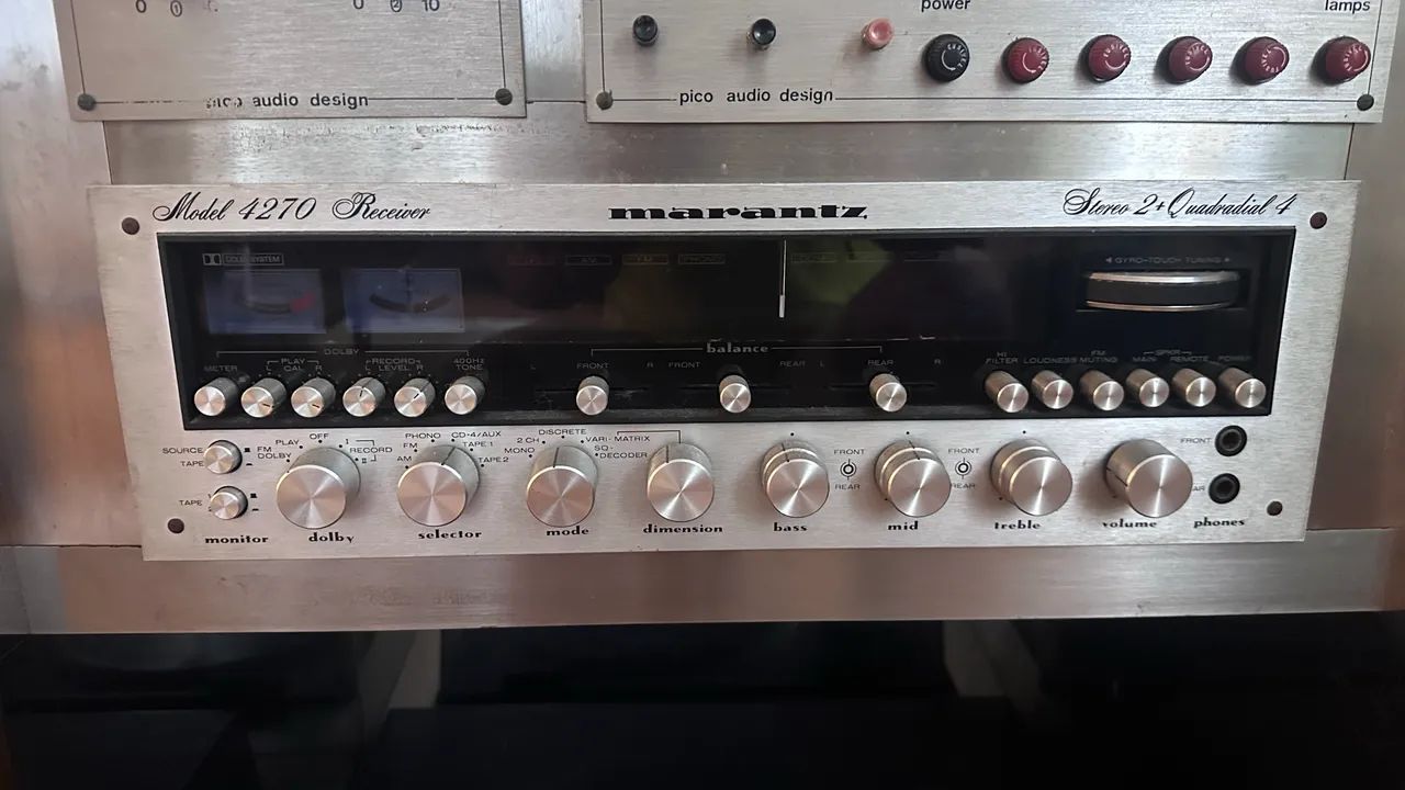Marantz 4270 e Technics SL 1350