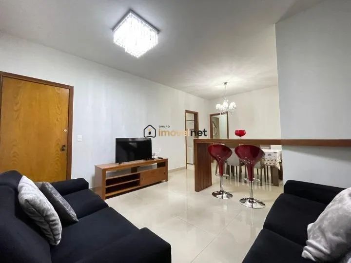 Apartamento mobiliado e decorado com 3 quartos (1 suíte) + varanda integrada e lazer - Foto 4