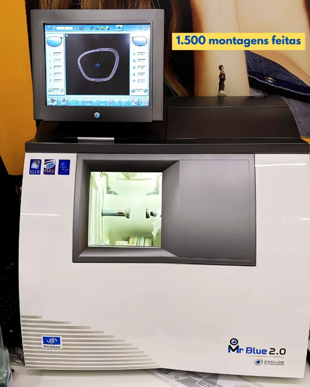 Facetadora / Cortadora Essilor Mr Blue 2.0 com Garantia até 2027 - Foto 2