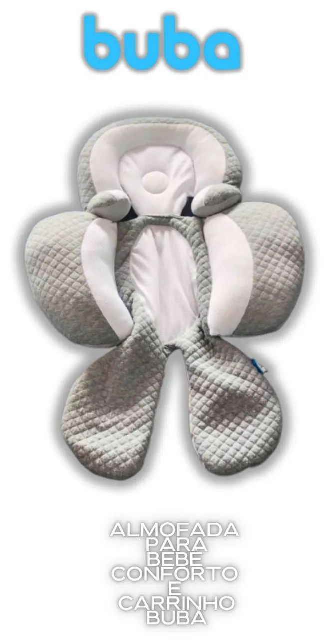 Almofada para Assento do Bebê Conforto e Carrinho Buba - Foto 5