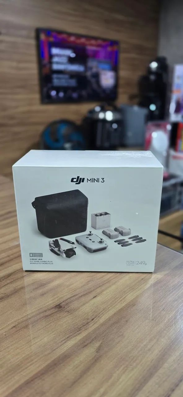 Drone DJI Mini 3 Fly More Combo Plus ( LACRADO COM NOTA FISCAL E GARANTIA ] 