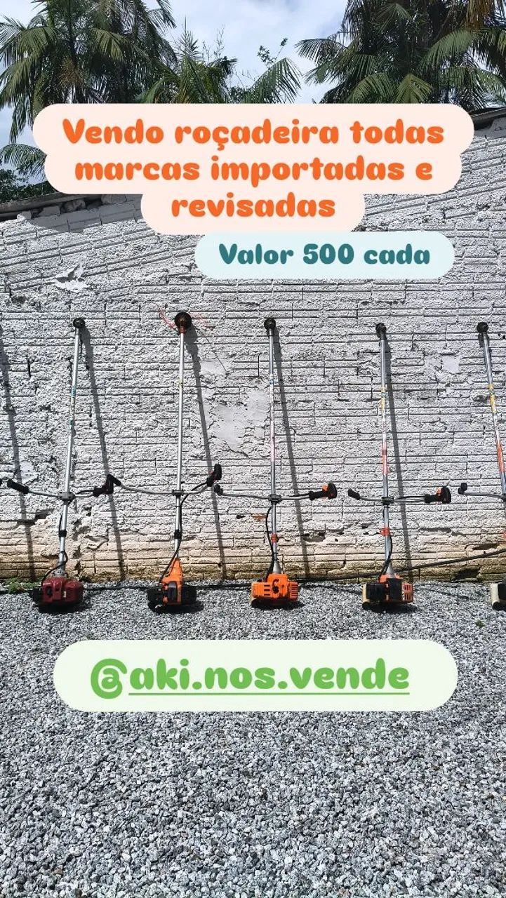 Vendo roçadeiras de várias marcas e revisadas 