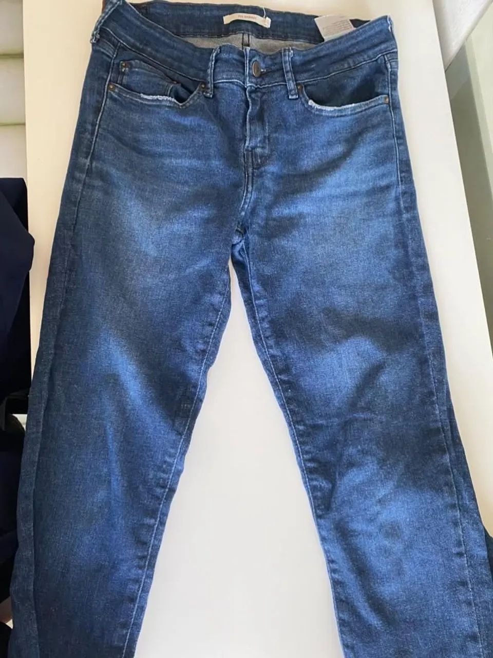 Calça skinny azul escuro  - Foto 3