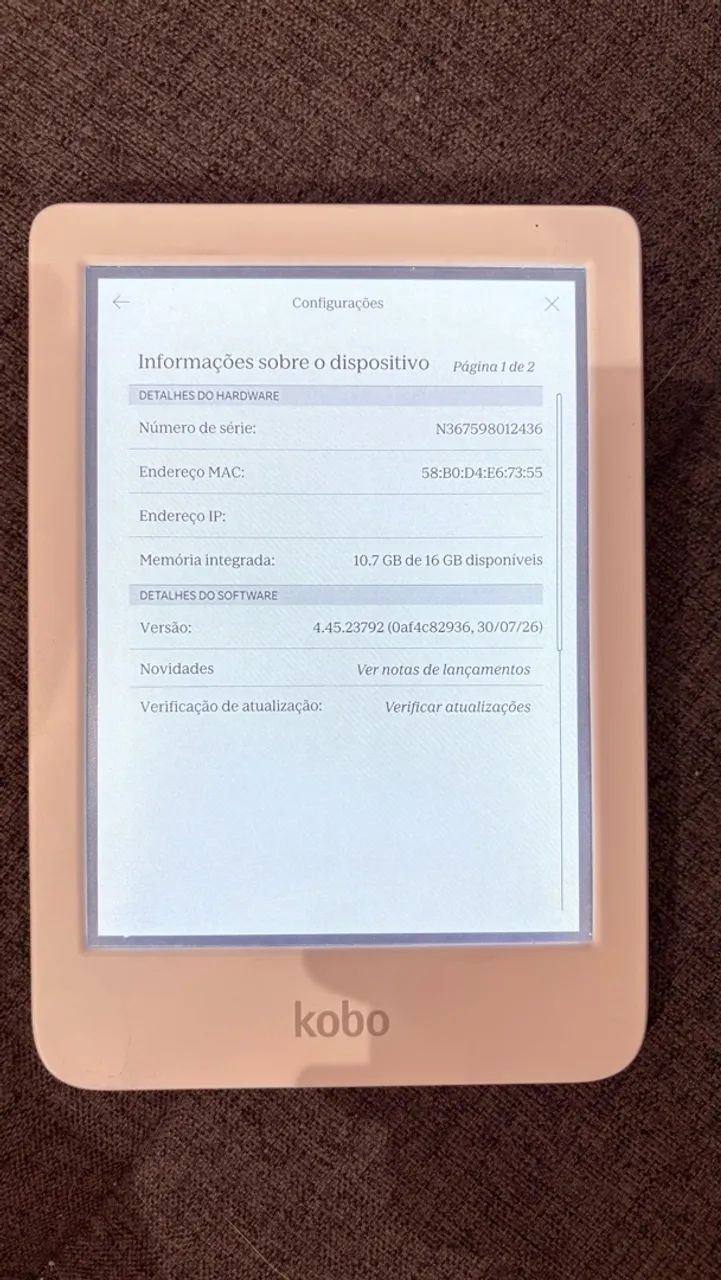 E-reader Kobo Clara Colour 16gb Pack Com Capa - Foto 4