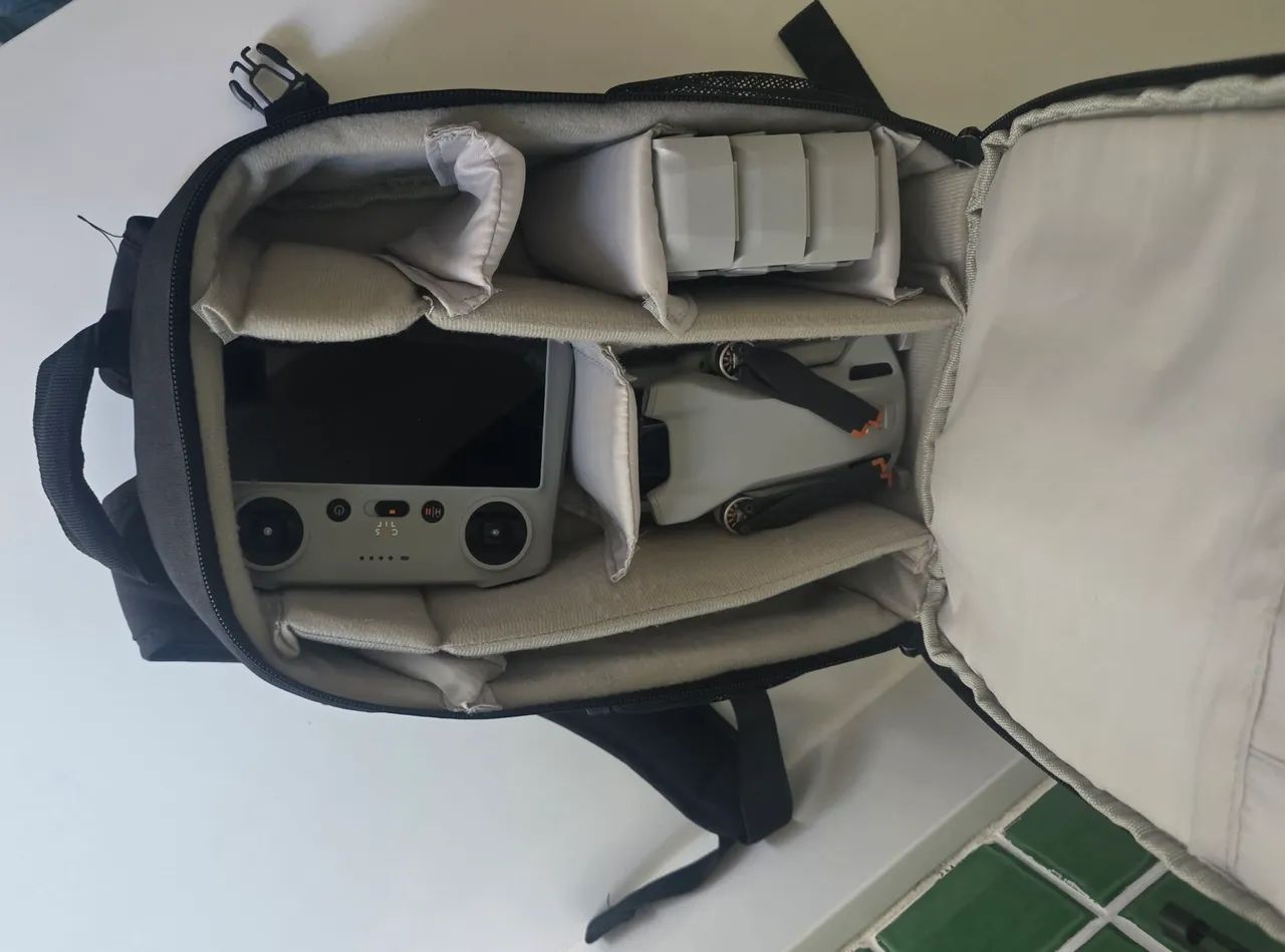 Drone DJI mini 3 com combo fly mor - Foto 3