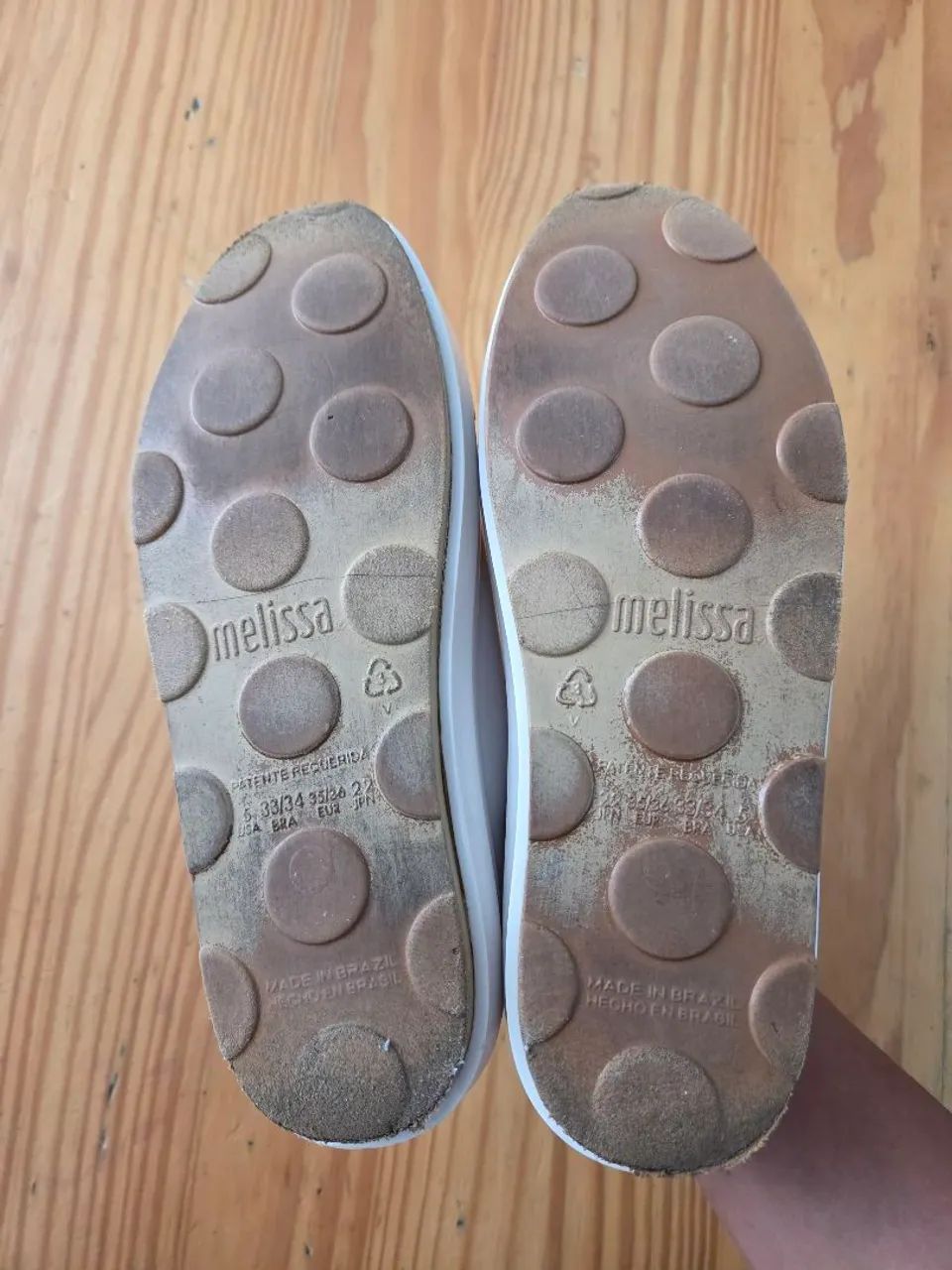 Melissa Tênis Off White BR 33/34 - Foto 3