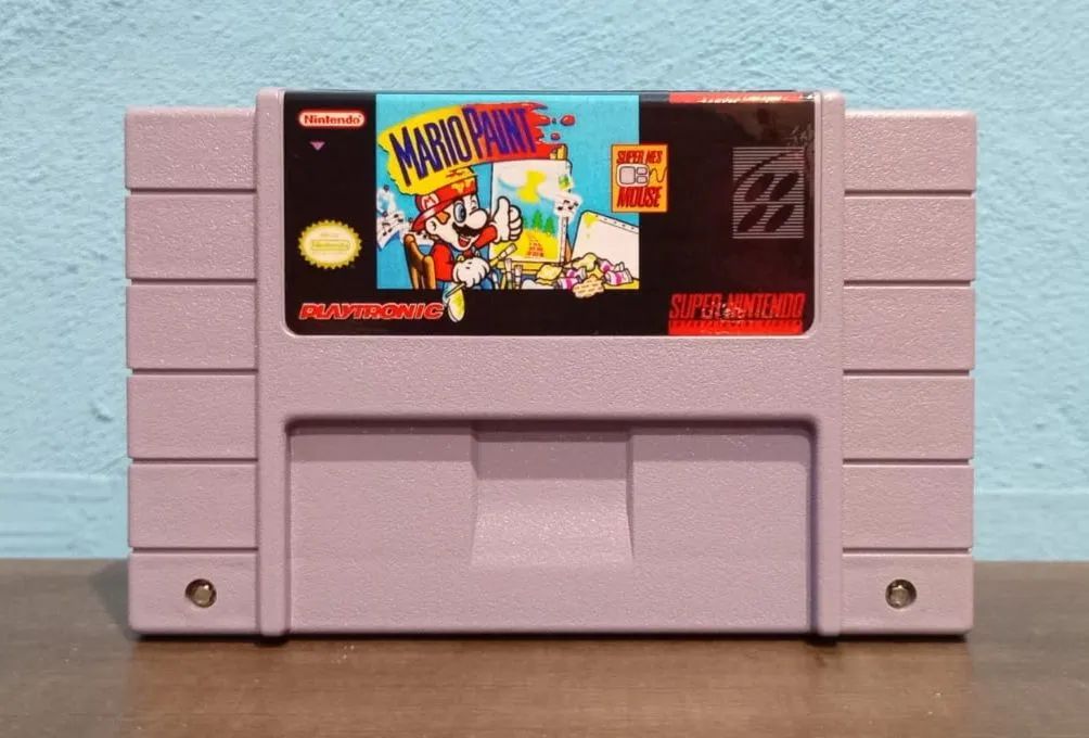 Cartucho Super Nintendo | Mario Paint Playtronic Original