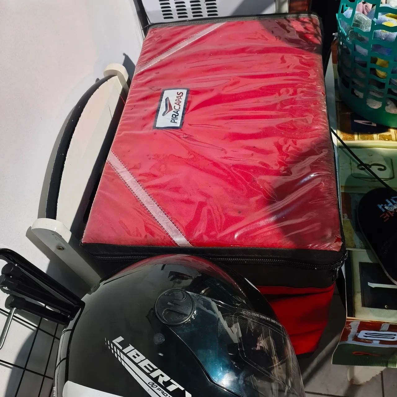 Bag motoboy e capacete  - Foto 2