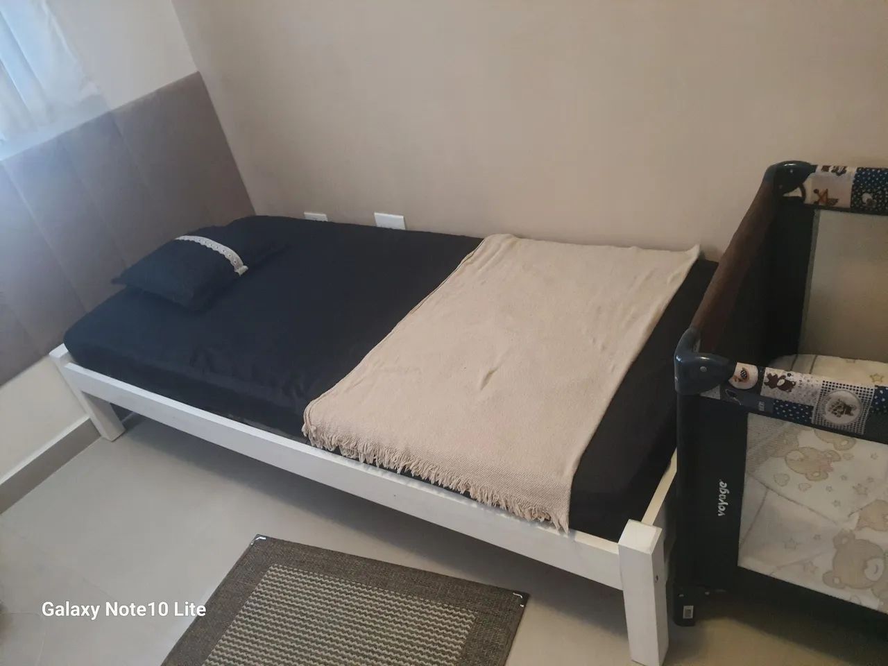 Cama solteiro sem colchão e berço com colchão  - Foto 5