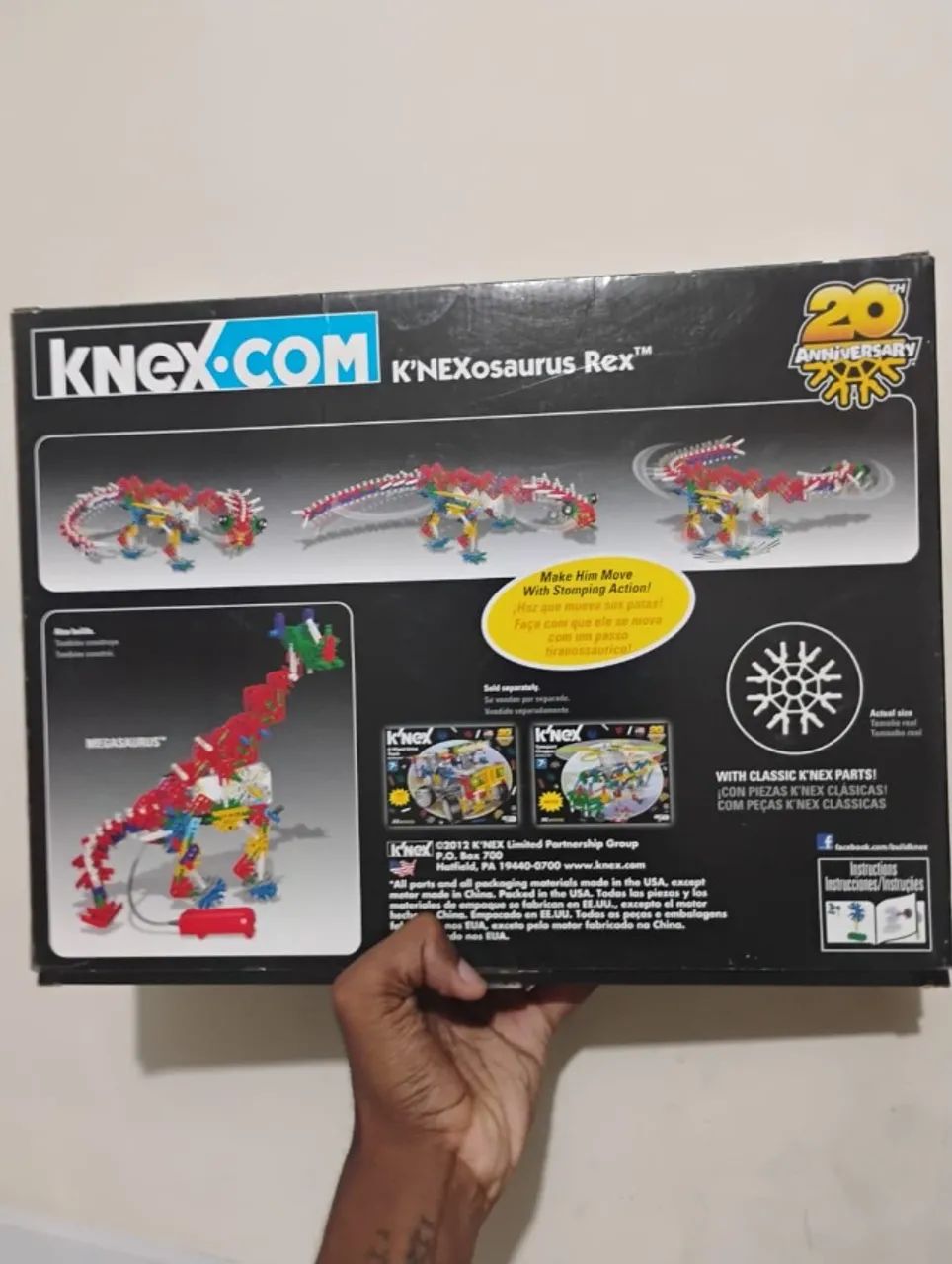 K'NEX Kit de Construção K'NEXaurus Rex ( Completo e Funcionando ) - Foto 2