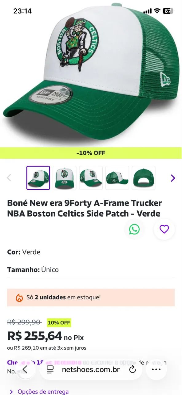 Boné New era Boston celtics  - Foto 4