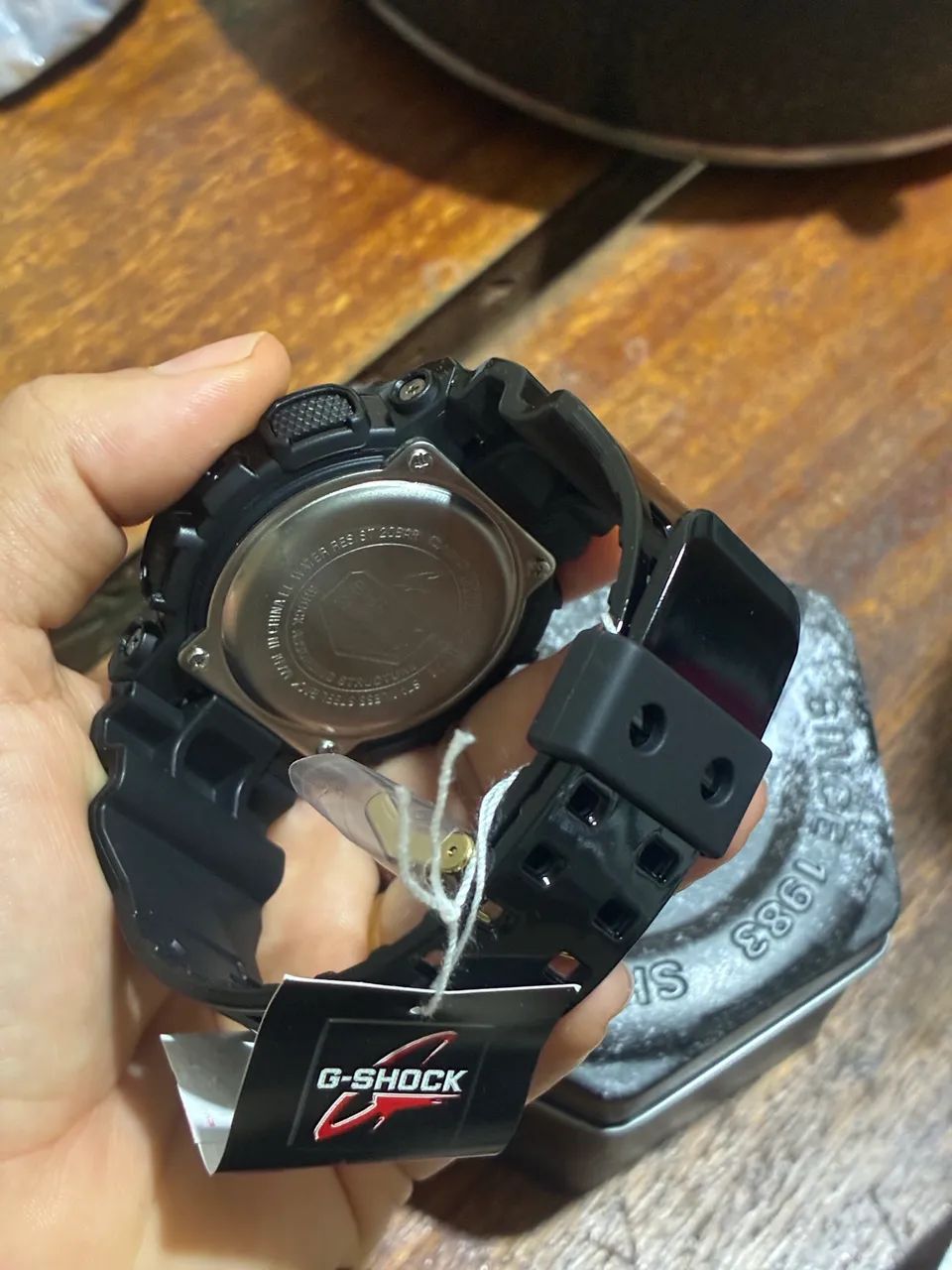 Relógio G-shock preto e dourado - Foto 3