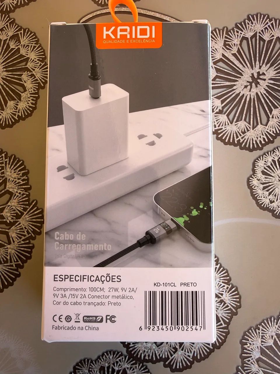 Cable USB-C a Lightning para iPhone KAIDI Novo  - Foto 3