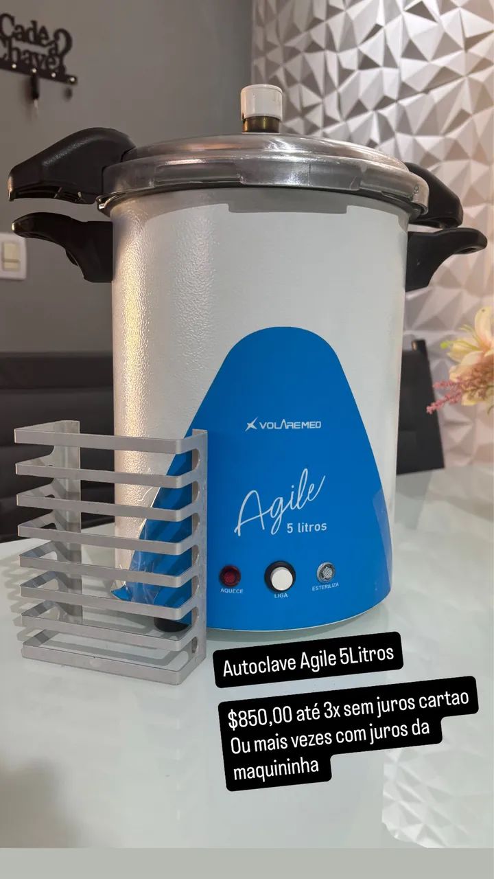 Autoclave Agile 5Litros Usada perfeito estado