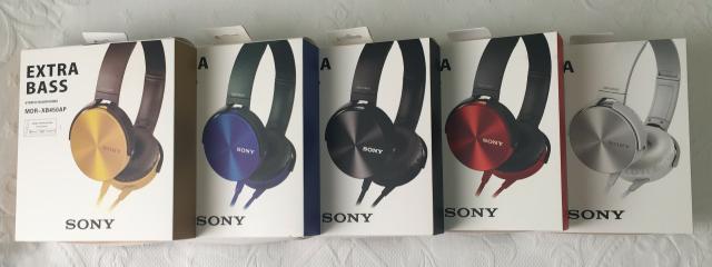Fone de ouvido (Headphone) Sony Extra Bass MDR-XB450AP. Cabo de 1.2m com  Microfone Novo - Áudio, TV, vídeo e fotografia - Vila Izabel, Curitiba  468156480 | OLX