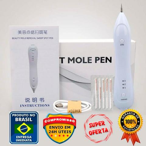 Jato de Plasma Caneta Despgmentadora Elimina Manchas Verrugas 3 níveis Analogica