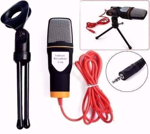 Microfone Condensador com Tripé de alta qualidade